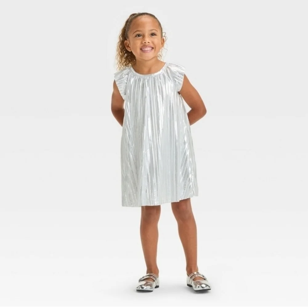Oshkosh B'gosh Toddler Girls Slimmer Dress Silver